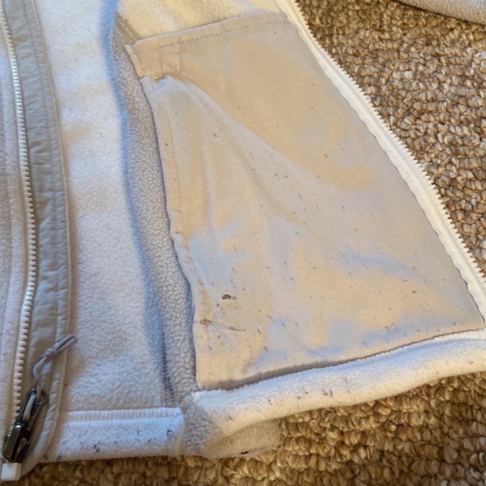 The North Face Gray and White Zip Up - Picture 6 of 11